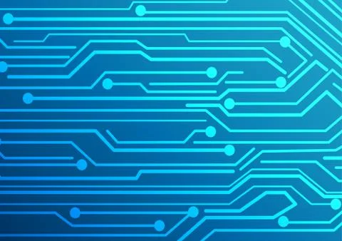 Circuit board background vector Stock Illustration