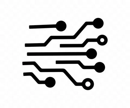Circuit board, circuit, schematic and circuitry, graphic design Stock Illustration