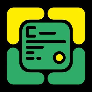 Circuit Board Coding Technology Logo Design Digital Vector Template Icon Stock Illustration