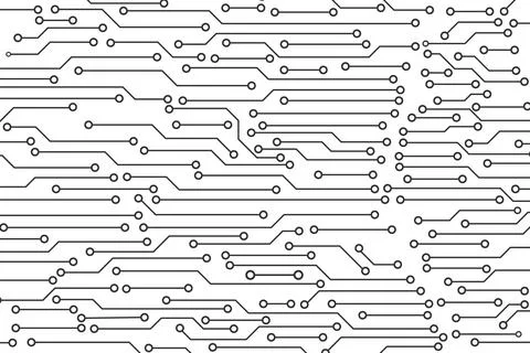 Circuit Board Copy Space Digital Infographic Vector Background Stockillustratie