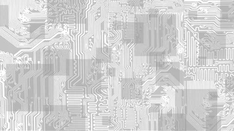 Circuit board cpu microchip abstract high hi tech electric background. Blue Stock Illustration