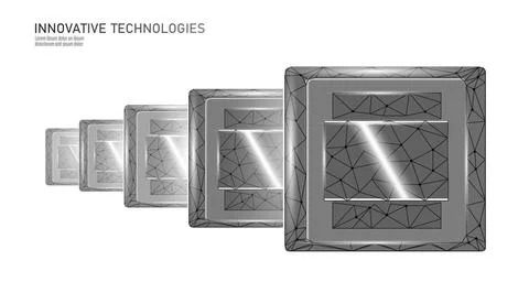 Circuit board CPU microchip abstract high hi tech electric background Stock Illustration