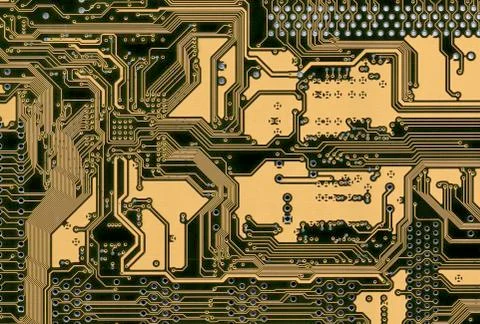 Circuit board cpu Stock Photos