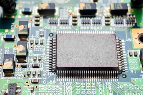 Circuit board cpu Stock Photos