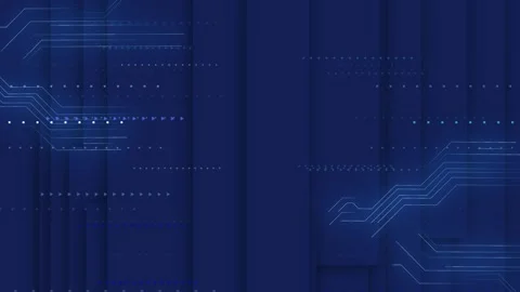 Circuit Board CPU Processor Microchip, Advanced High computer Technology Concept Stock Footage 311886479