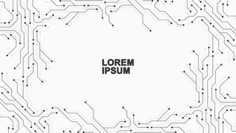 Circuit board digital abstract background. Motherboard technology texture design 스톡 일러스트
