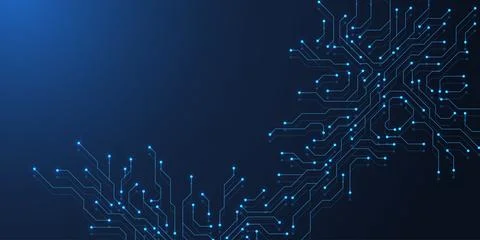 Circuit board digital abstract background. Motherboard technology texture design イラスト素材