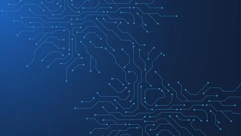 Circuit board digital abstract background. Motherboard technology texture design Illustrazione stock