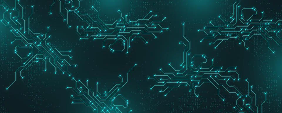 Circuit board digital abstract background. Motherboard technology texture design 스톡 일러스트