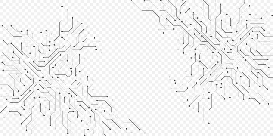 Circuit board digital abstract background. Motherboard technology texture design イラスト素材
