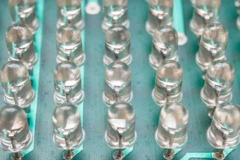 Circuit board diodes Stock Photos