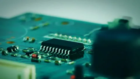 Circuit board electric Stock-Footage 274415357