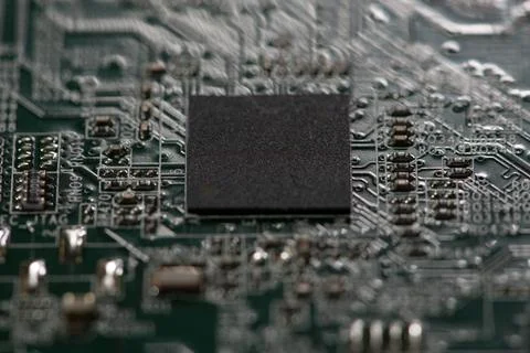 Circuit board with electronic data. Circuit board in digital texture. Circuit Stock Photos