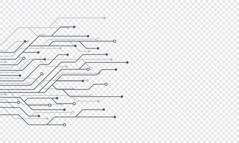 Circuit board electronics digital technology banner. Abstract technology ba.. Stock Illustration