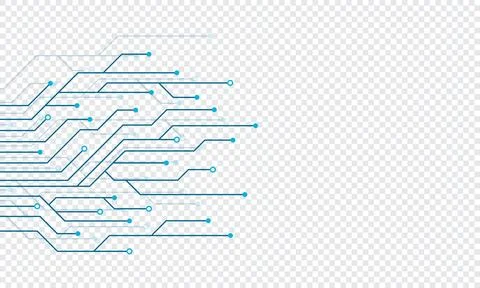 Circuit board electronics digital technology banner. Abstract technology ba.. Stockillustratie