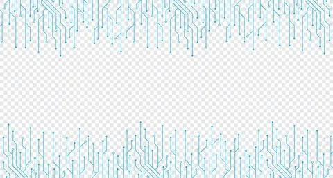 Circuit board electronics digital technology banner. Abstract technology ba.. Stock Illustration