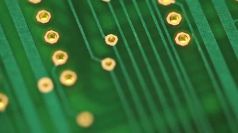 Circuit Board Video stock 2548169