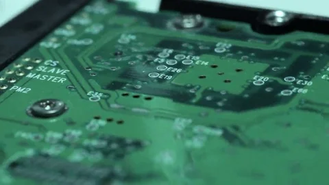 Circuit Board Video stock 69232254