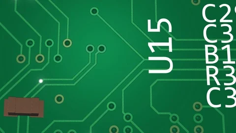 Circuit Board Stock Footage 91071617