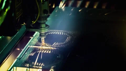 A circuit board Video stock 155535640