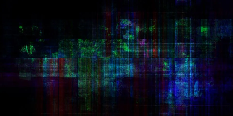 Circuit Board Grunge Background For Tech Presentation Illustrazione stock