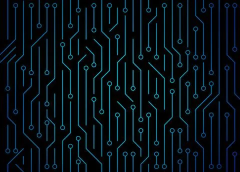 Circuit board. High-tech technology background texture. Pattern abstract illu Stock Photos
