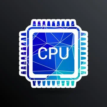 Circuit board  icon Technology scheme square symbol design Stock Illustration