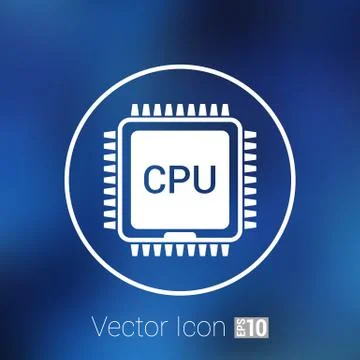 Circuit board  icon Technology scheme square symbol design Stock Illustration
