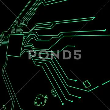 Circuit board Stock Illustration
