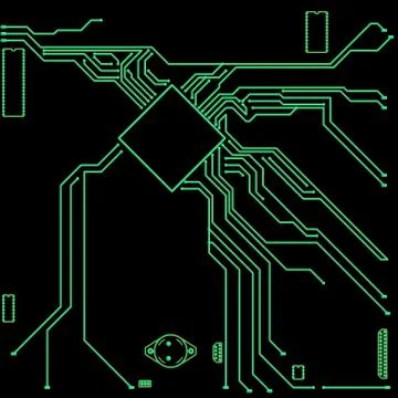 Circuit board Stock Illustration
