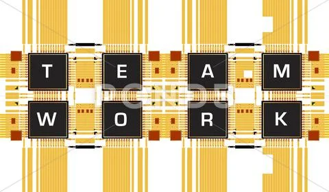 Circuit Board Stock Illustration