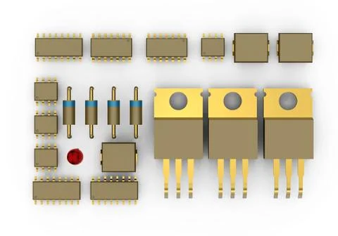 Circuit board Stock-Illustration