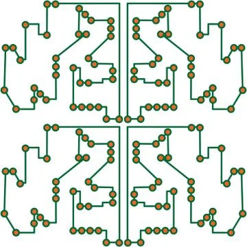 Circuit board Stock Illustration