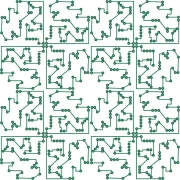 Circuit board Stock Illustration