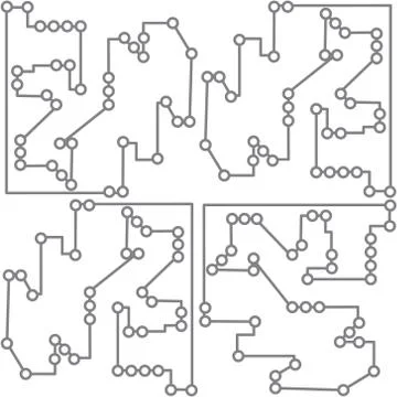 Circuit board Illustrazione stock