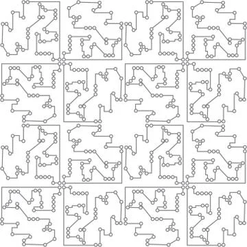 Circuit board Stock Illustration