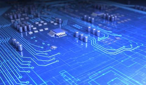 Circuit board Stock Illustration