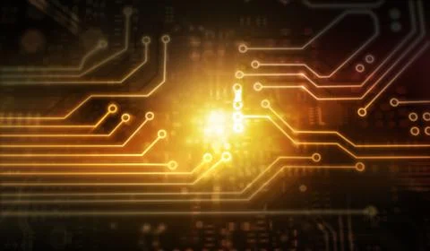 Circuit Board Stock Illustration