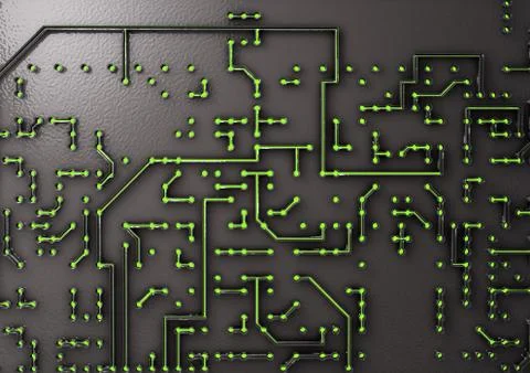 Circuit board Stock Illustration