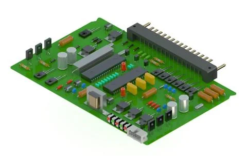 Circuit board Stock Illustration