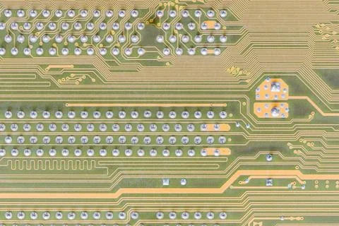 Circuit board integrated on computer Stock Photos