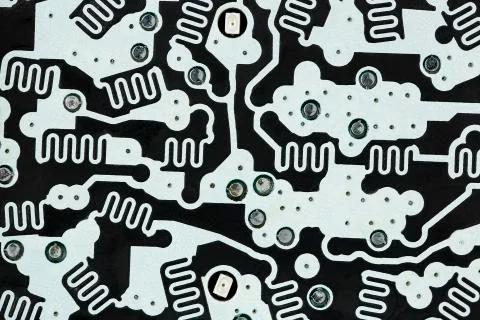 Circuit board macro Stock Photos