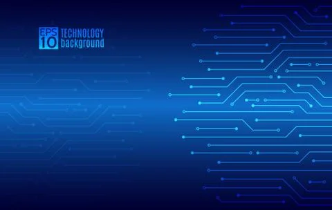 Circuit board minimal pattern. Science vector illustration. Stock Illustration