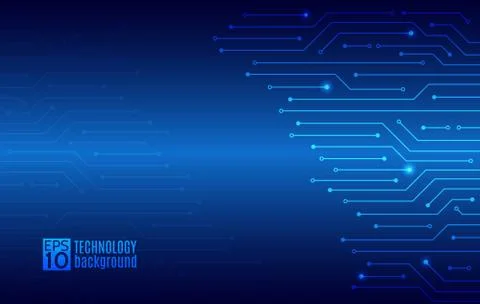 Circuit board minimal pattern. Science vector illustration. Abstract digital  Stock Illustration