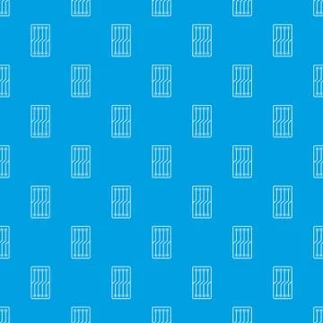 Circuit board pattern seamless blue Stock Illustration