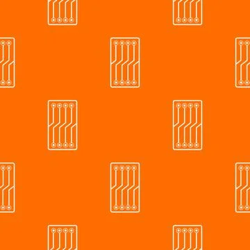 Circuit board pattern seamless イラスト素材