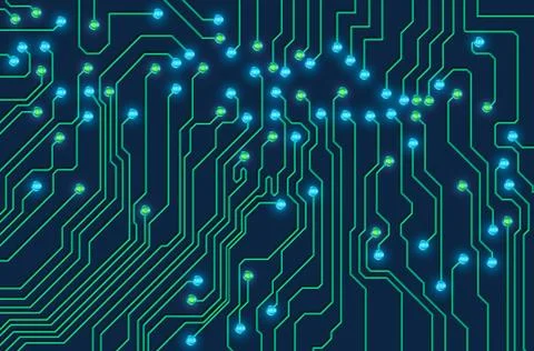 Circuit board Foto stock
