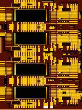 Circuit Board Foto stock