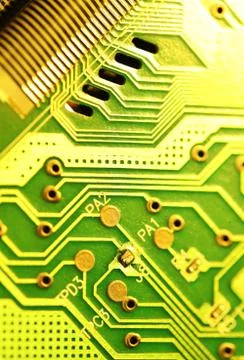 Circuit board Stockfoto's