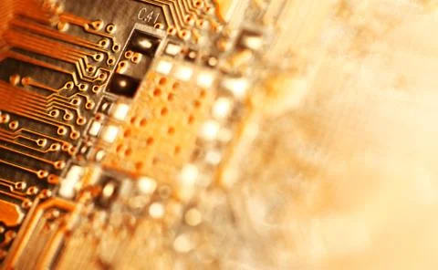 Circuit board Stockfoto's